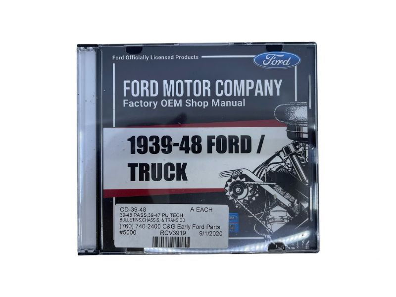 MANUALS ON CD - 39-48 PASSENGER, 39-47 PICKUP TECH/CHASSIS/TRANS