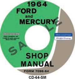 SHOP MANUAL ON CD - 64 GALAXIE