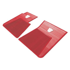 ACCESSORY RED RUBBER FRONT FLOOR MATS - 60-64 GALAXIE