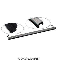 LOCK SIDE LOWER DOOR GLASS RUN - 60-61 GALAXIE HARDTOP/CONVETIBLE