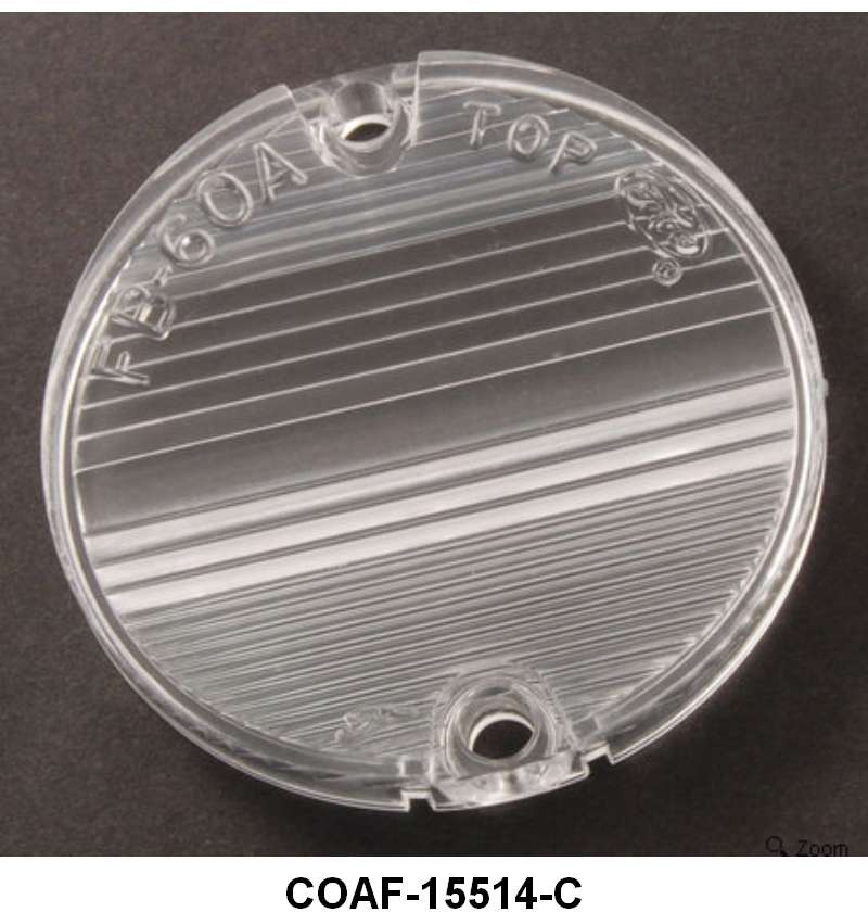 BACKUP LIGHT LENS WITH FoMoCo SCRIPT - 60 GALAXIE