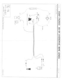 OVERDRIVE WIRING HARNESS - 60-64 GALAXIE 352/390