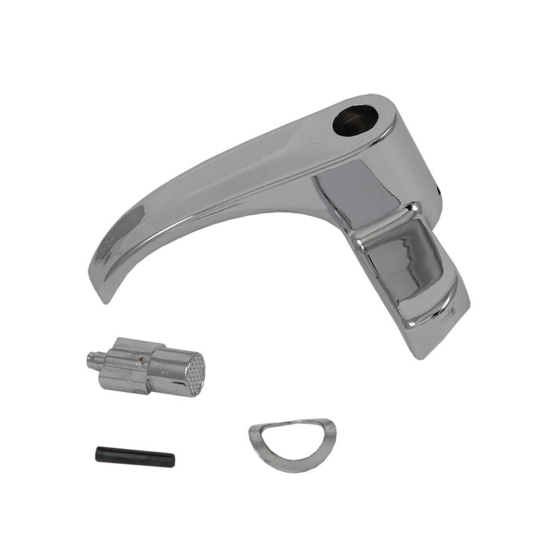 VENT WINDOW HANDLE - 60-62 GLX LH W/BUTTON