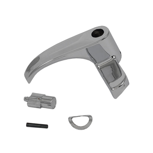 VENT WINDOW HANDLE - 60-62 GLX LH W/BUTTON