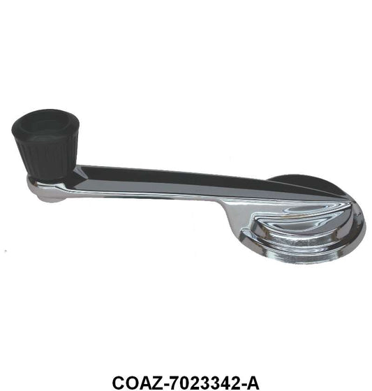 WINDOW CRANK - 60-62 GLX, 62-63 FRLN WITH BLACK KNOB
