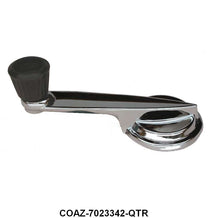 QUARTER WINDOW CRANK - 60-62 GLX, 62-63 FRLN WITH BLACK KNOB