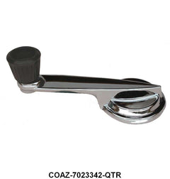 QUARTER WINDOW CRANK - 60-62 GLX, 62-63 FRLN WITH BLACK KNOB