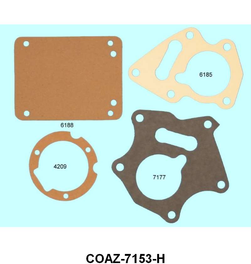 TRANSMISSION GASKET SET - 60-67 FLCN, FRLN, MUST 6cyl 3spd (2.77)