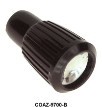 PARK BRAKE & AIR VENT CABLE KNOB - 60-62 GLX, BLACK