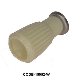 CIGAR LIGHTER KNOB - 60-63 FLCN, 62 FRLN WHITE W/CHROME CENTER