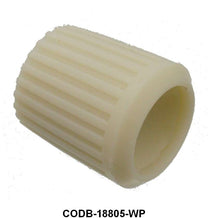 RADIO KNOB - 60-63 FALCON WHITE W/WHITE CENTER WITH SPLIT SHAFT