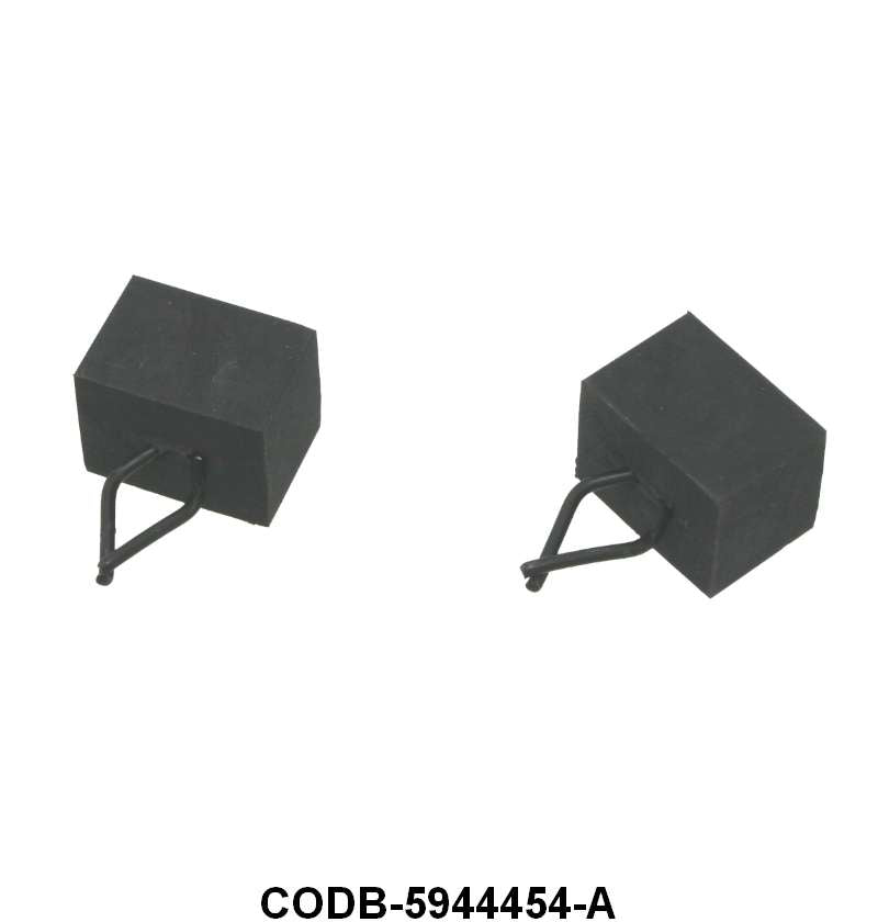 LOWER TAILGATE BUMPERS - 60-65 FALCON WAGON, 60-65 RANCHERO