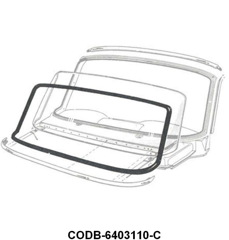 WINDSHIELD SEAL - 60-65 FALCON/COMET SEDAN/WAGON 60-65 RANCHERO