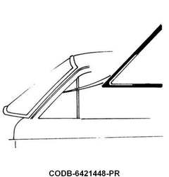 VENT WINDOW SEALS - 60-65 FALCON SEDAN & WAGON, 60-65 RANCHERO