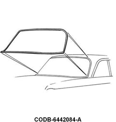 REAR/BACK WINDOW SEAL - 60-62 FALCON SDN BODY #58A & 64