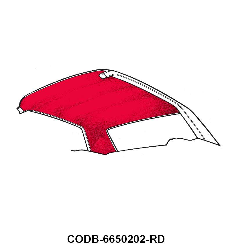 HEADLINER - 60-65 RANCHERO RED
