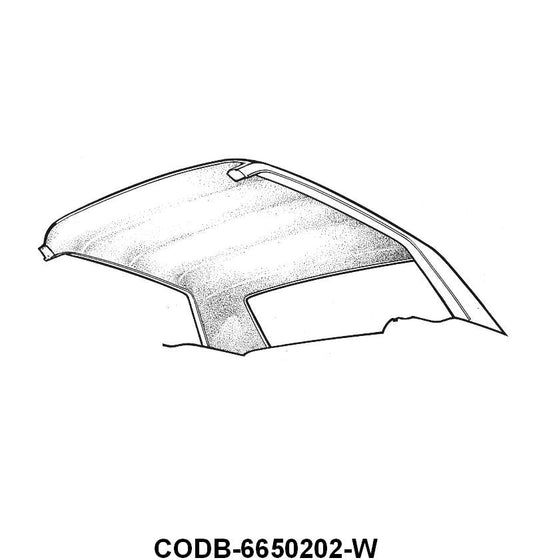 HEADLINER - 60-65 RANCHERO WHITE