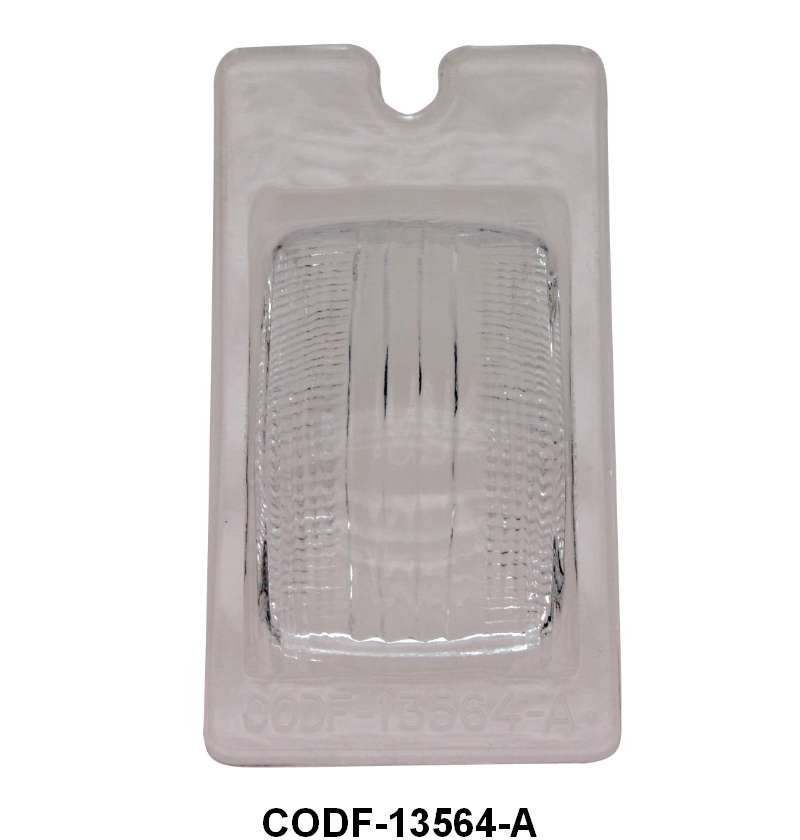 LICENSE PLATE LIGHT LENS - 59 PAS, 60-63 FALCON/COMET, 60-63 GLX 62-64 FRL