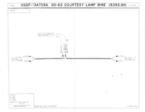 COURTESY/DOME LIGHT CROSSOVER WIRE - 60-63 FALCON