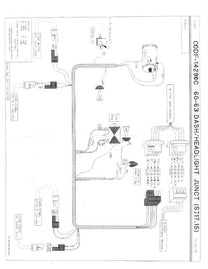 FIREWALL TO HEADLIGHT HARNESS - 60-63 FALCON/RANCHERO 6cyl
