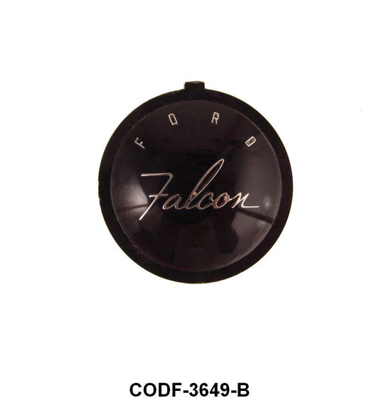 HORN BUTTON, HORN RING OR HORN PAD EMBLEM - 60-63 FALCON "FALCON"