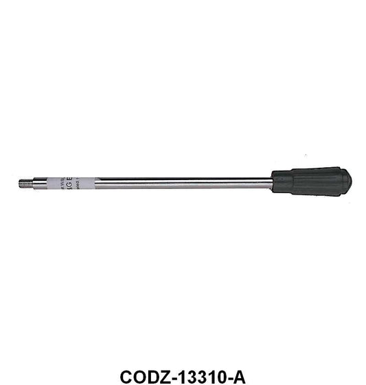TURN SIGNAL LEVER - 60-62 FALCON, RANCHERO, CHROME WITH WHITE KNOB