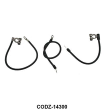 FORD SCRIPT BATTERY CABLE SET - 60-63 FALCON/RANCHERO 6cyl BEFORE 1/7/63