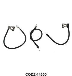 FORD SCRIPT BATTERY CABLE SET - 60-63 FALCON/RANCHERO 6cyl BEFORE 1/7/63