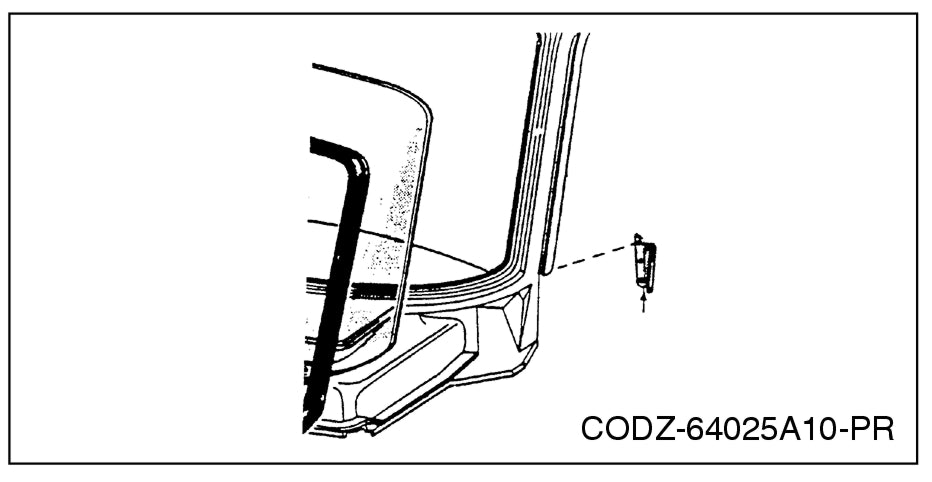 BODY PILLAR DRAIN SEAL - 60-65 FALCON SEDAN, RANCHERO