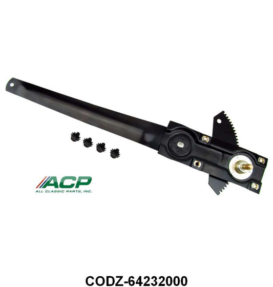 FRONT DOOR WINDOW REGULATOR - 60-65 FLCN/CMT 2DR SDN/RANCHERO RIGHT HAND