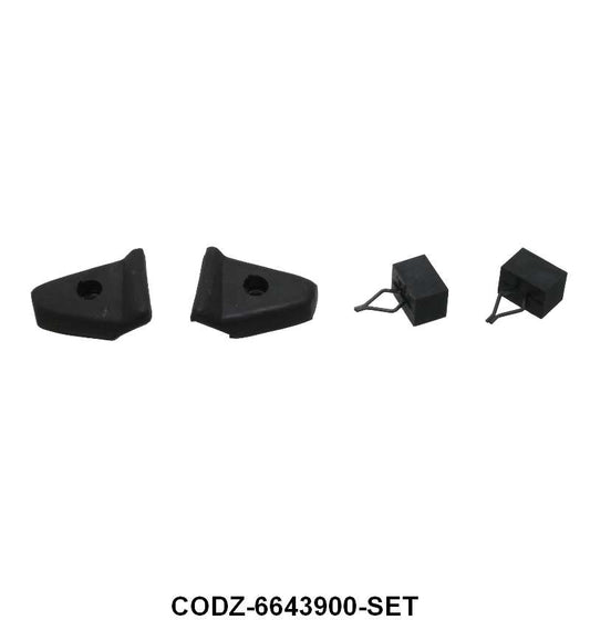 TAILGATE BUMPER SET - 60-65 RANCHERO, WAGON