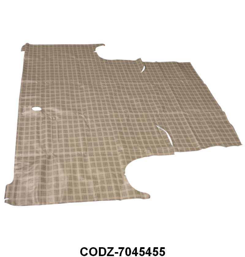 VINYL TRUNK MAT - 60-63 FALCON EXCEPT 63 CONV "PLAID"