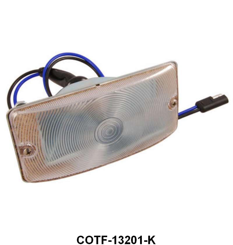 PARK LIGHT ASSEMBLY - 59-60 F-100/F-350 LH WITH CLEAR LENS