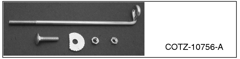 BATTERY HOLD DOWN BOLT - 61-64 W/WASHER