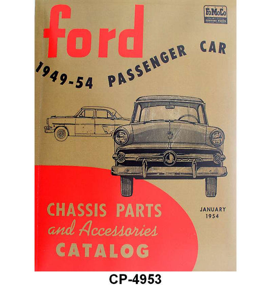 CHASSIS PARTS LIST - 49-54 PASSENGER