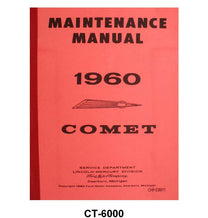 SHOP MANUAL - 60 COMET