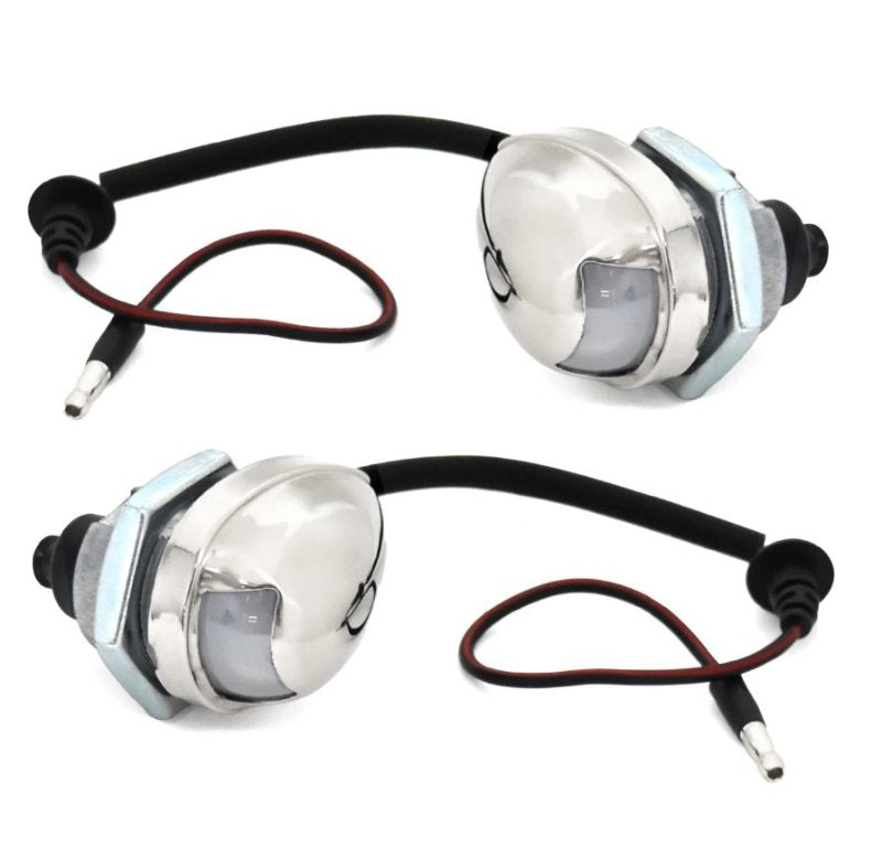 LICENSE PLATE LIGHTS - 69-72 GALAXIE WAGON, 66-71 FAIRLANE WAGON, 66-71 RANCHERO