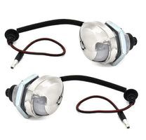 LICENSE PLATE LIGHTS - 69-72 GALAXIE WAGON, 66-71 FAIRLANE WAGON, 66-71 RANCHERO