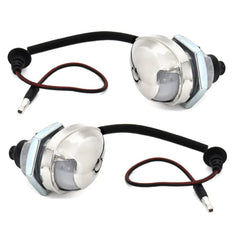 LICENSE PLATE LIGHTS - 69-72 GALAXIE WAGON, 66-71 FAIRLANE WAGON, 66-71 RANCHERO