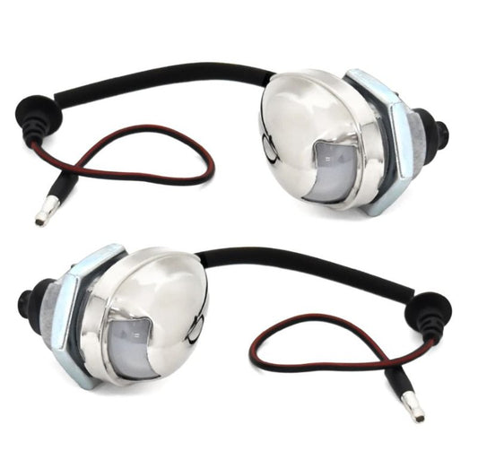 LICENSE PLATE LIGHTS - 69-72 GALAXIE WAGON, 66-71 FAIRLANE WAGON, 66-71 RANCHERO