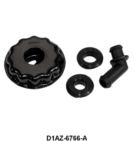 BREATHER/OIL FILLER CAP - 70-72 PASS, 71-77 F-100/F-350 BLACK - ORIGINAL STYLE