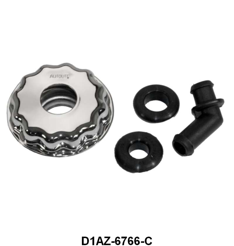 BREATHER/OIL FILLER CAP - 70-72 PASS, 71-77 F-100/F-350 CHROME - ORIGINAL STYLE