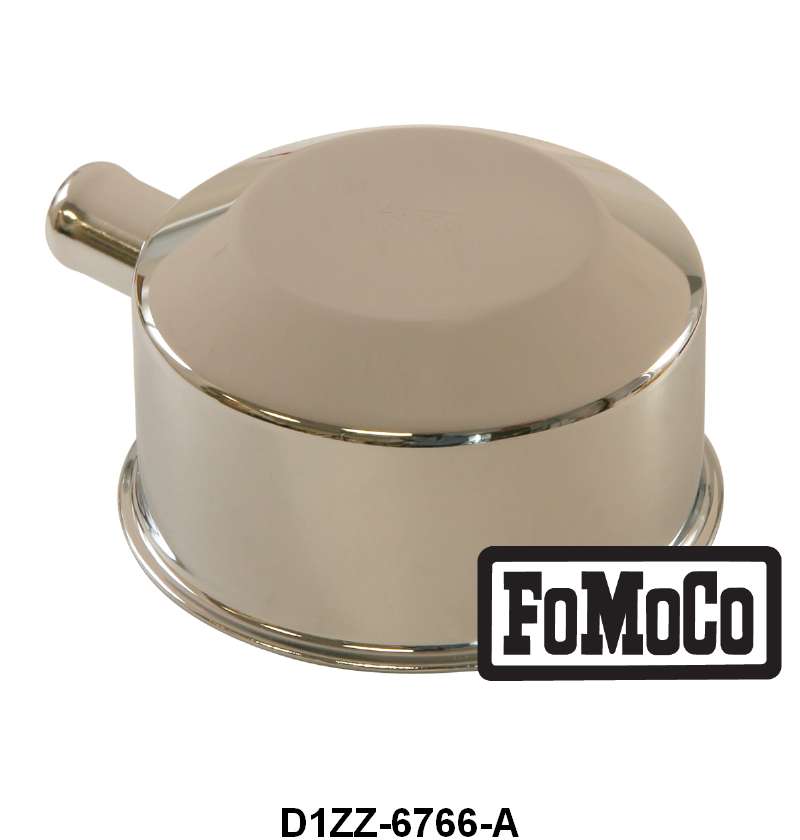 BREATHER/OIL FILLER CAP - 64-68 260/289 CHROME W/FOMOCO - ORIGINAL STYLE
