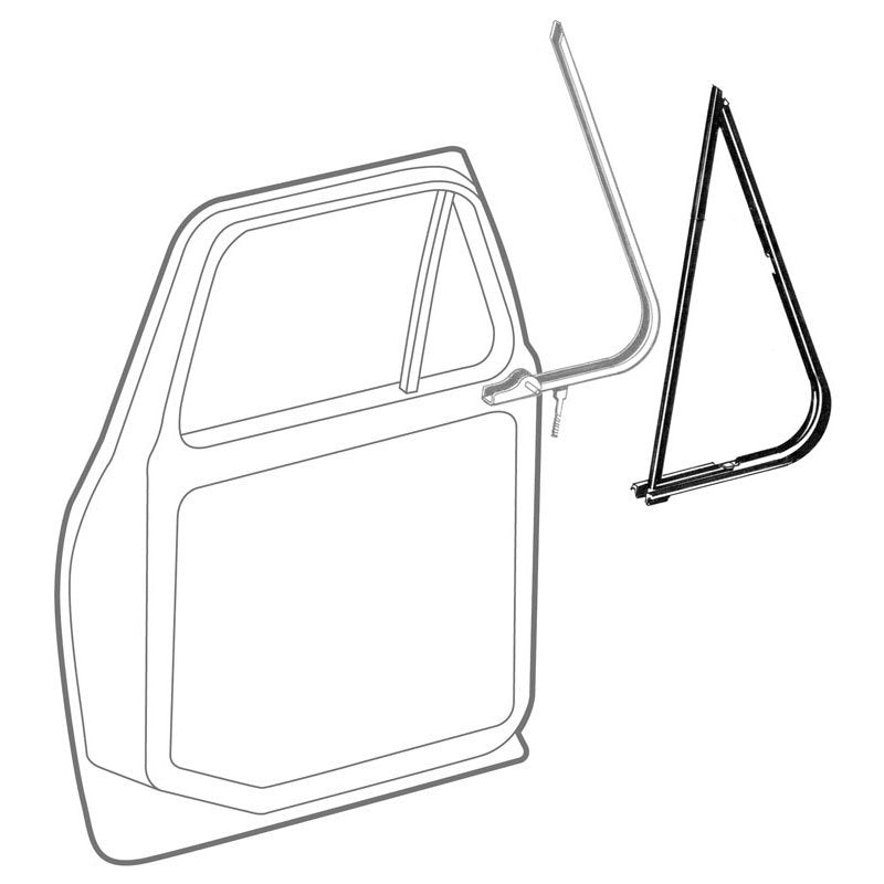 VENT WINDOW SEALS - 73-79 F-100/F-350; 78-79 BRONCO MADE IN USA