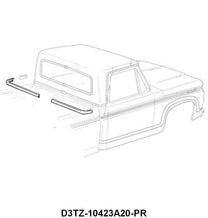 BELOW REAR WINDOW MOLDING - 73-79 F-100/F-350 STANDARD CAB W/FASTENERS