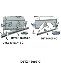 UPPER FENDER MOLDING - 73-79 F-100/F-350 RH 2-3/8" WIDE