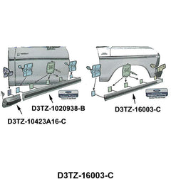 UPPER FENDER MOLDING - 73-79 F-100/F-350 RH 2-3/8