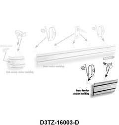 FRONT FENDER ROCKER MOLDING - 73-79 F-100/F-350 RH