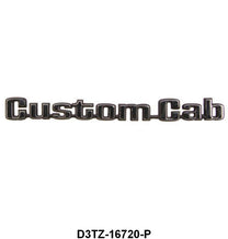 COWL SIDE EMBLEM - 73-76 F-100/F-350 "CUSTOM CAB"