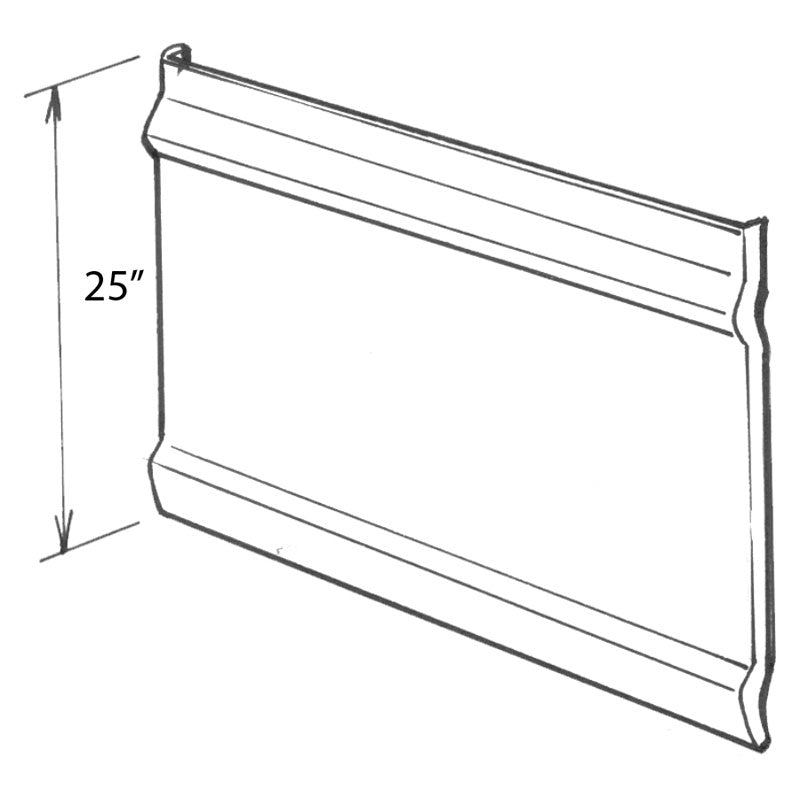LOWER OUTER DOOR SKIN - 73-79 PICKUP LEFT HAND